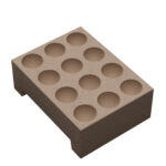 Mabor Cupel 12HB Leg – Stable Cupel with Legged Base for Efficient Precious Metal Assay and Impurity Absorption. supplier in UAE & India