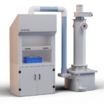 Fume Hood with Scrubber for safe extraction and filtration of hazardous fumes in laboratories and industrial settings