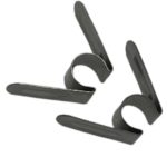 Mechelec industrial clamp holding a heating element securely in place inside a furnace