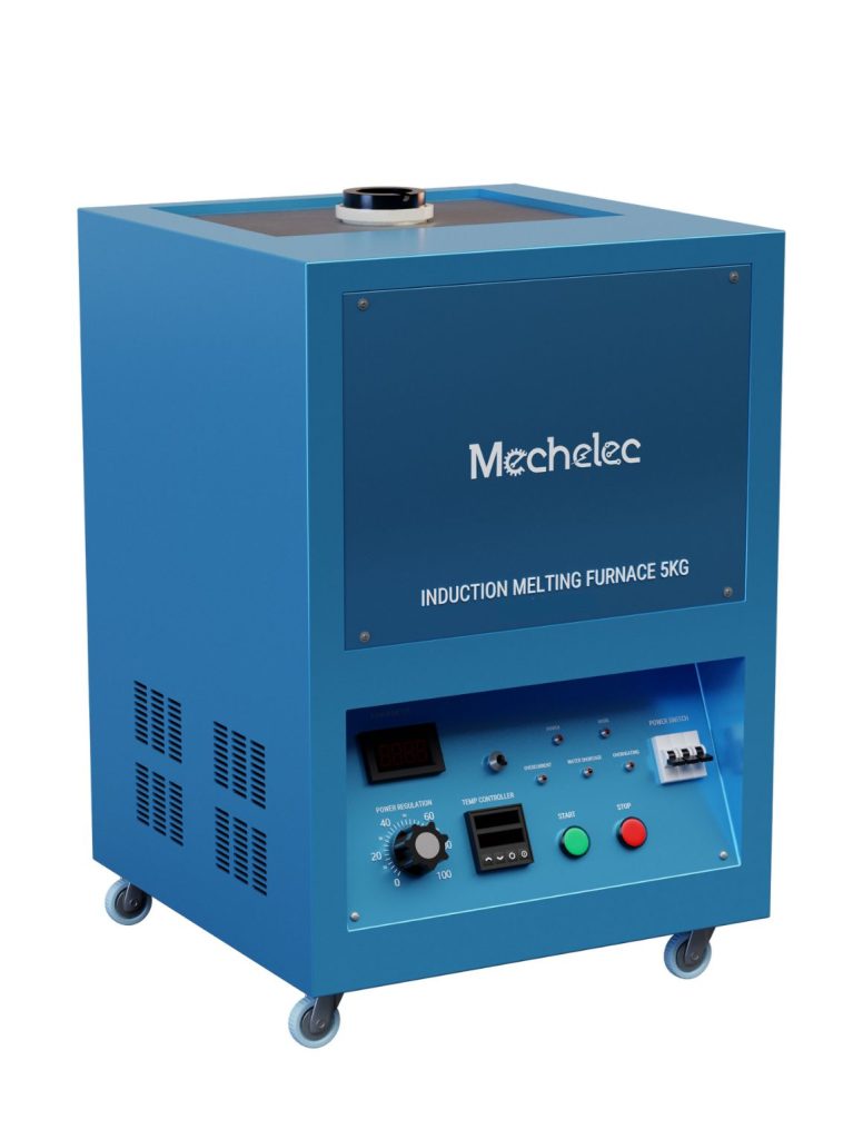 Induction Gold Melting Furnace with 5 kg Capacity for High-Volume Precious Metal Melting
