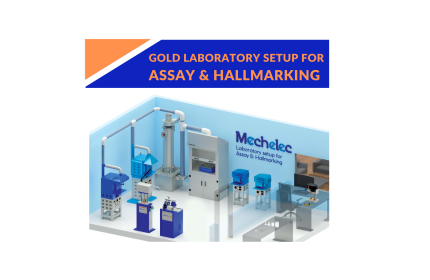 Gold laboratory setup for assay and hallmarking