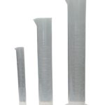 Plastic Measuring Cylinders with Clear Graduations for Accurate Liquid Volume Measurement