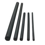 Graphite stirrer rod used for mixing molten metal in a crucible