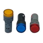 LED furnace indicator light showing operational status in control panel