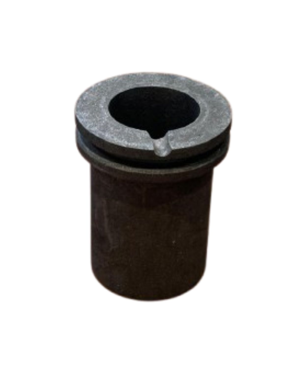 Collar Graphite Crucible 3 kg designed for gold melting in induction furnaces