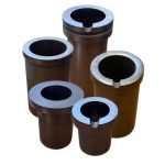 Customisable Graphite Crucible with Collar for clean and safe metal melting