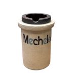 Induction Crucible 1 kg used for gold melting in laboratory and refinery applications.