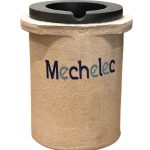 Heavy-duty Induction Crucible 10 kg designed for industrial gold melting applications