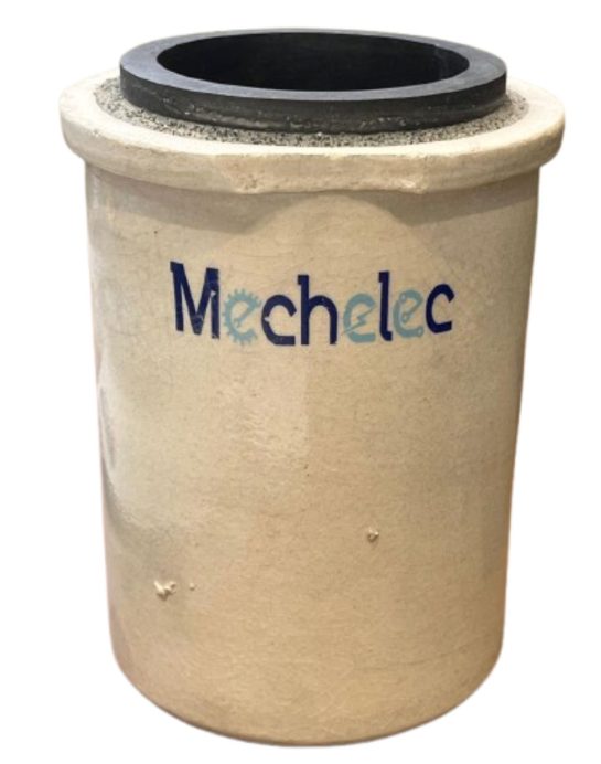 Induction Crucible 12 kg for large-scale gold melting with tilting furnace compatibility