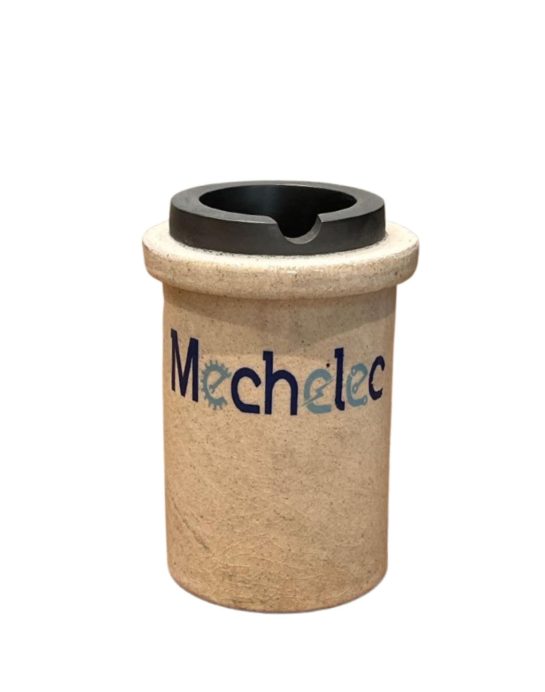Induction Crucible 2 kg for melting gold with high thermal resistance and precision design.