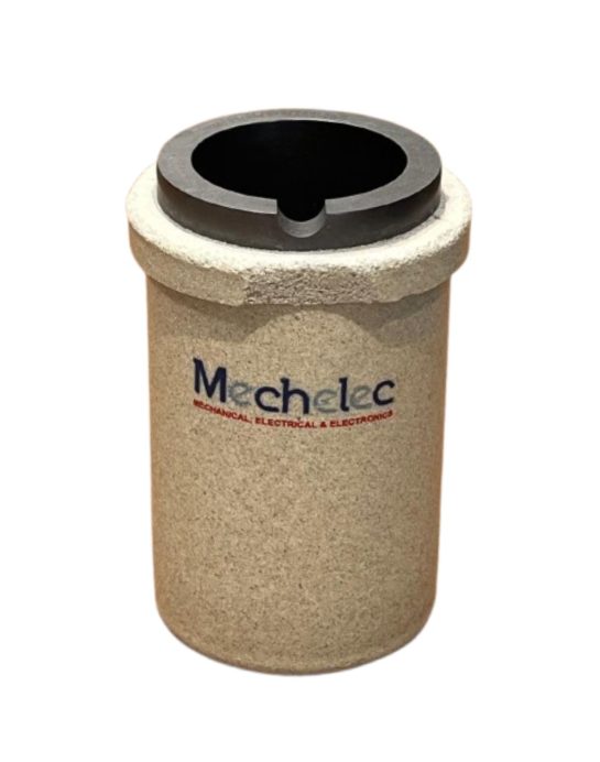 Induction Crucible 4 kg designed for melting gold in an induction furnace