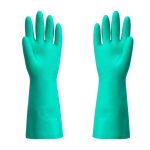 Durable chemical resistant gloves with textured grip, Nitrile acid resistant gloves for laboratory use, Acid resistant gloves for chemical protection