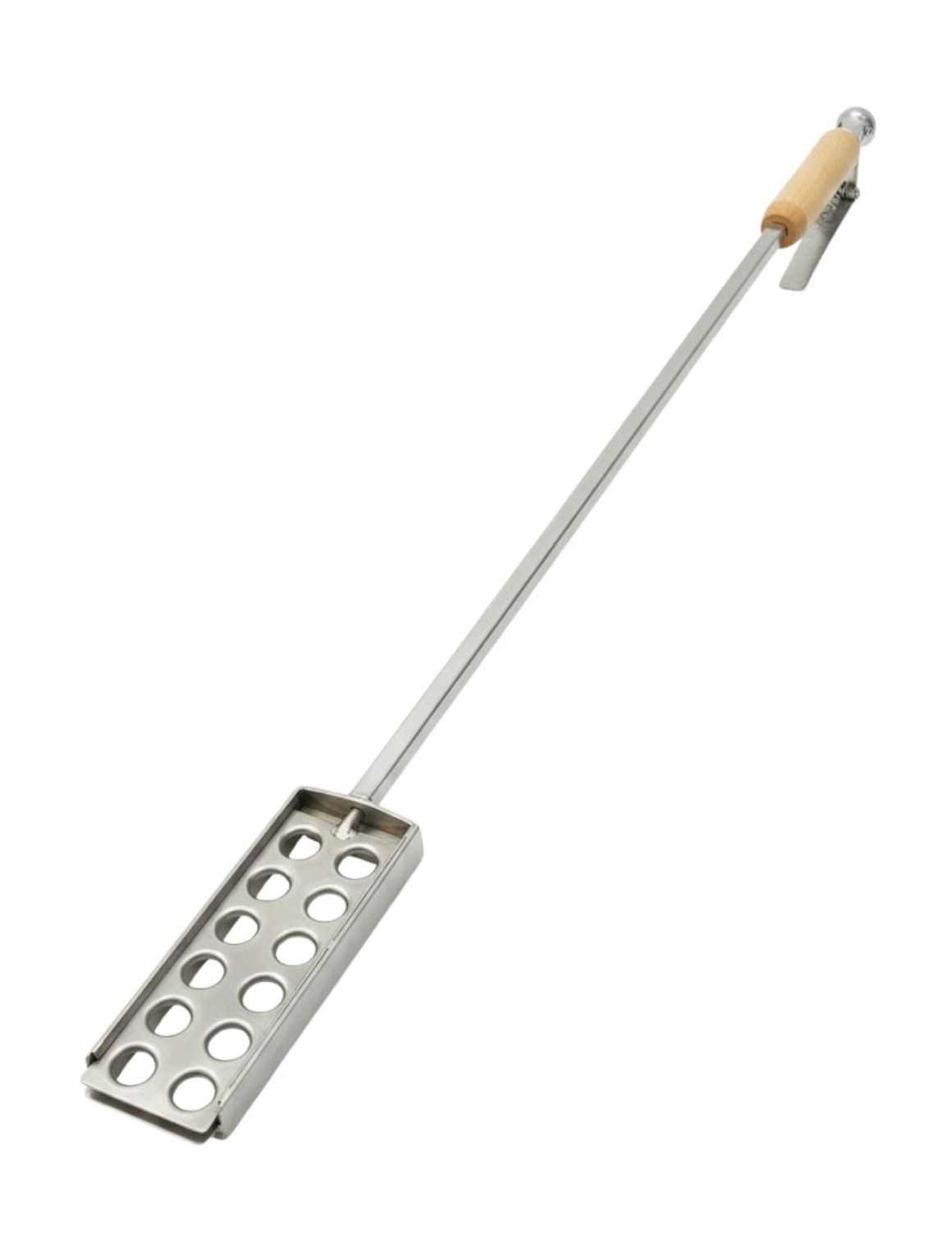 12HB long cupel charger used to load lead button samples into 12HB long cupels for fire assay