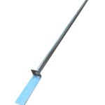 Leg cupel tongs used for safe handling of hot cupels in fire assay laboratories, leg cupel loader, leg cupel holder, leg cupel fork