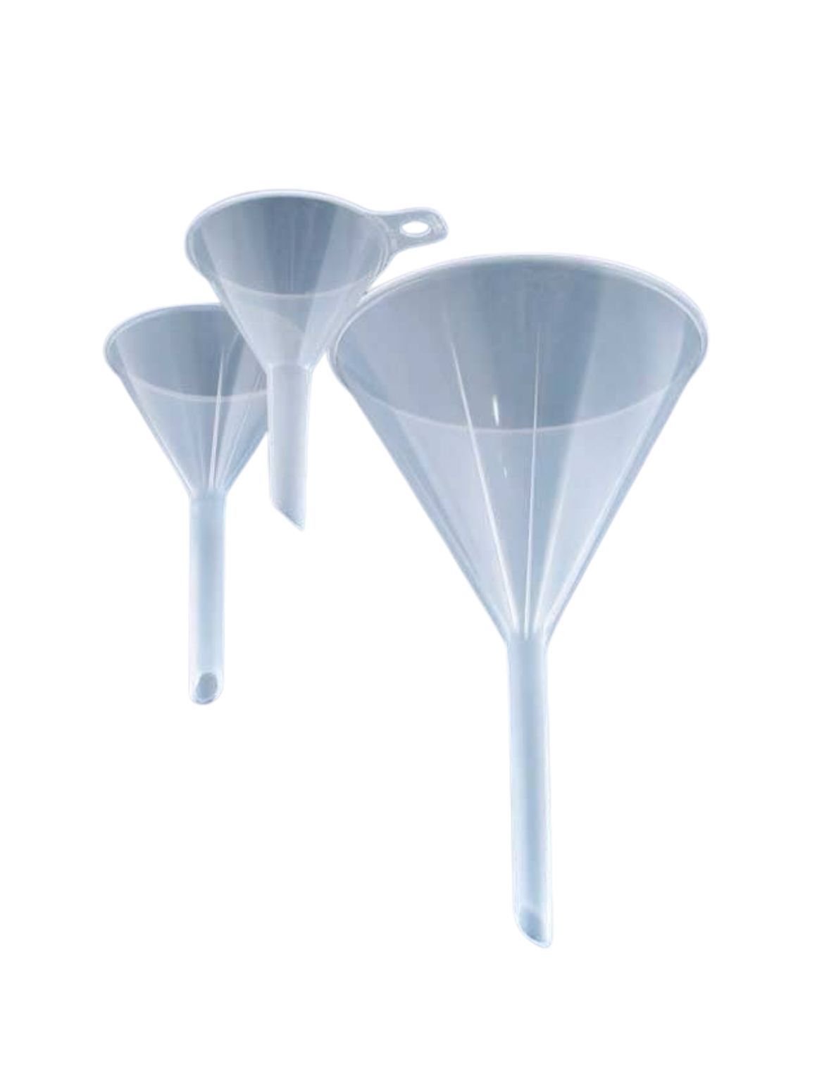 Plastic funnel for laboratory and assay use by Mechelec UAE