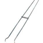 Single cupel tongs used for handling hot cupels in fire assay laboratories, single cupel loader, single cupel holder, single cupel fork